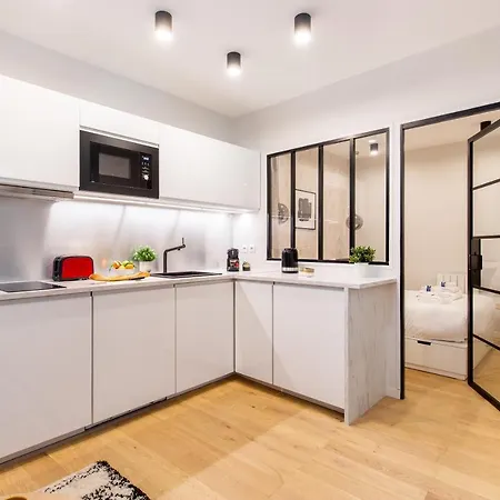 Charming Apartment - 2Br-6P - Grands Boulevards Parijs Buitenkant foto